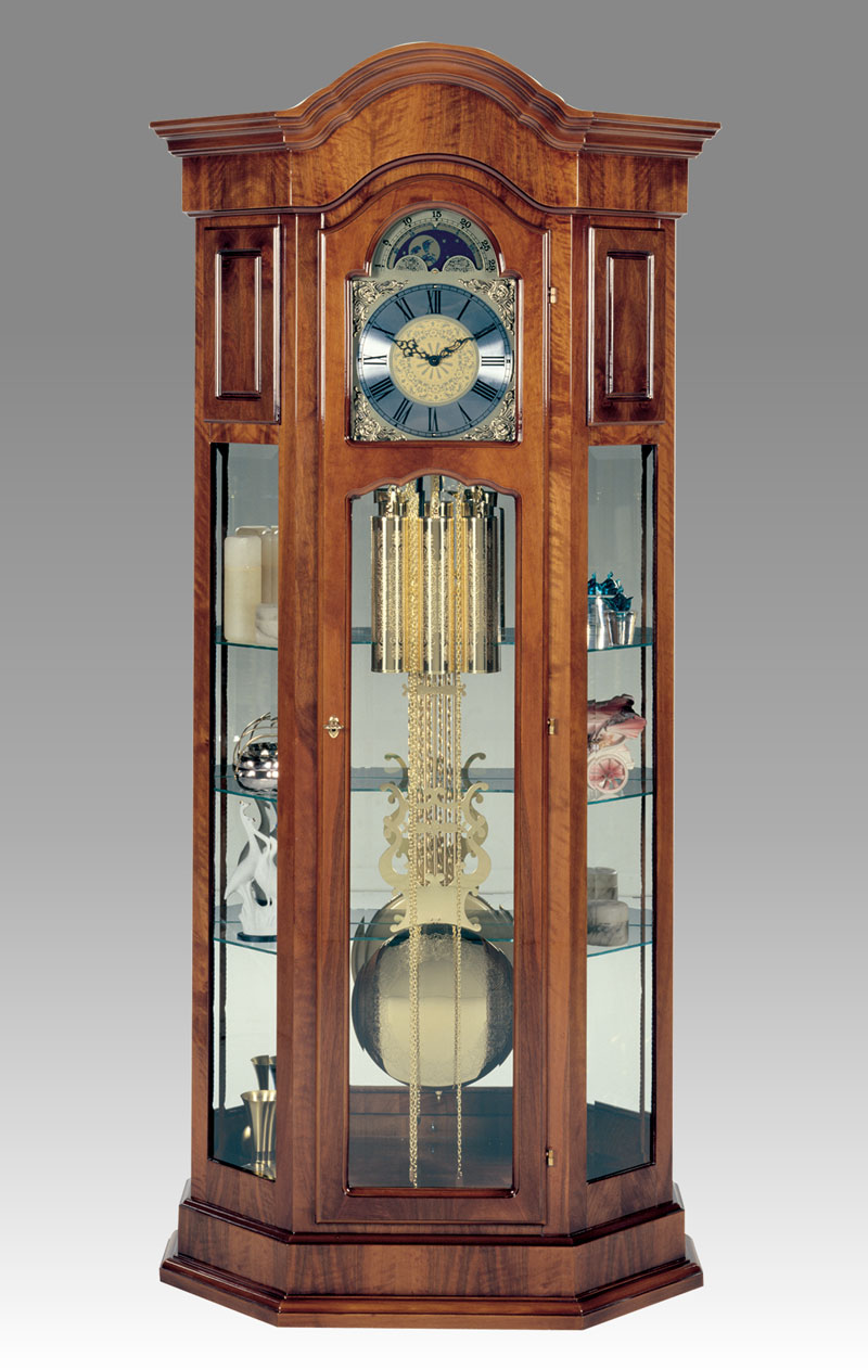Curio Grandfather clock Art.504/1 walnut
